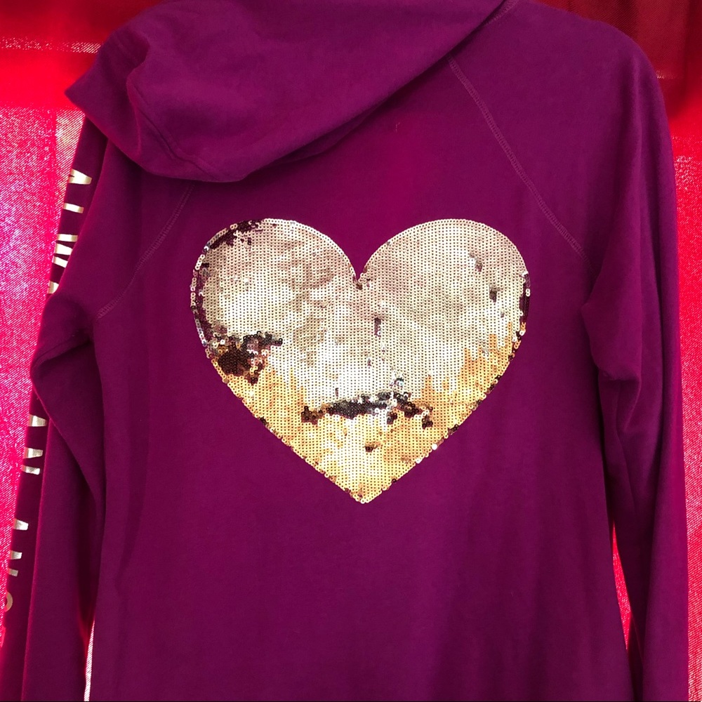 Victoria secrete zip up hoodie.